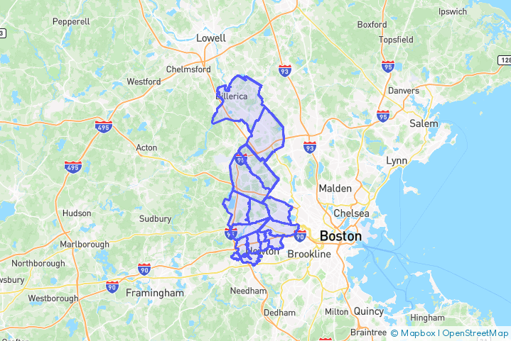 Service Area Map