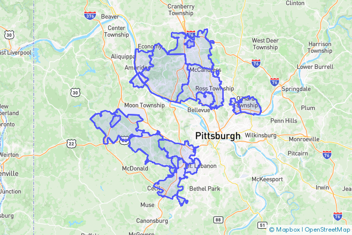 Service Area Map