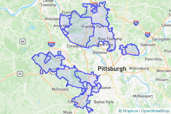 Service Area Map