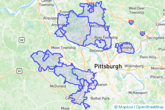 Service Area Map
