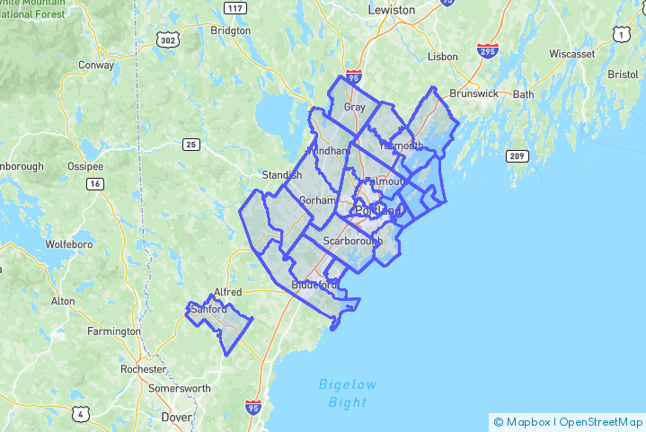 Service Area Map