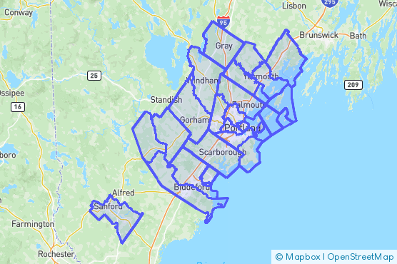Service Area Map