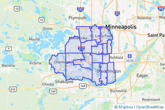 Service Area Map