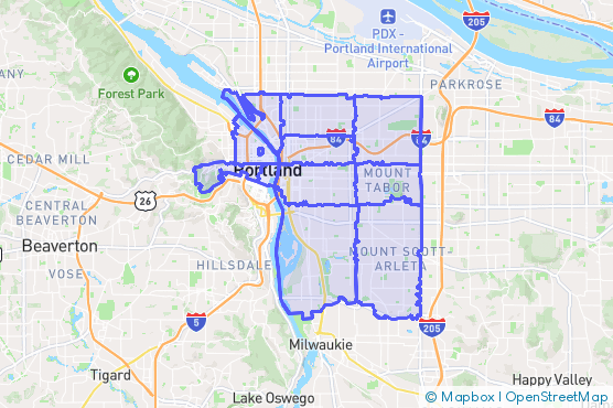 Service Area Map