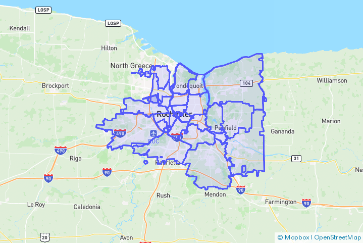 Service Area Map