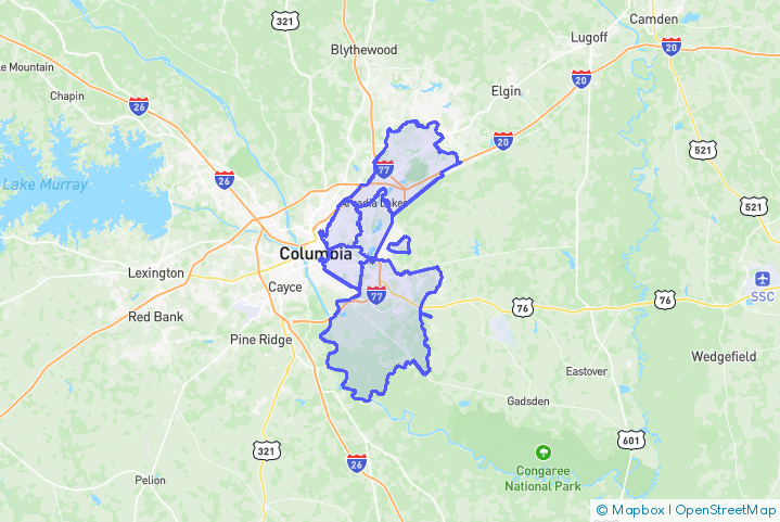 Service Area Map