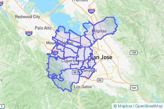 Service Area Map