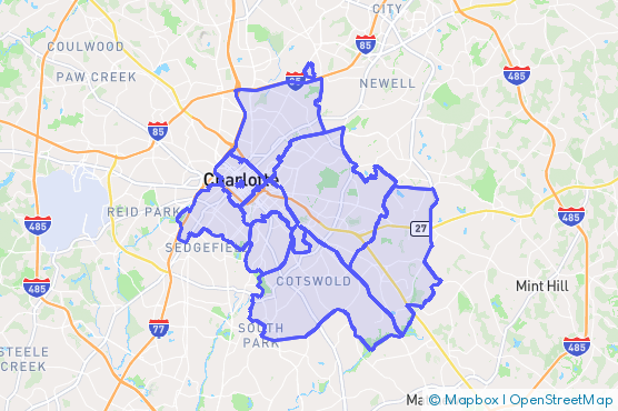 Service Area Map