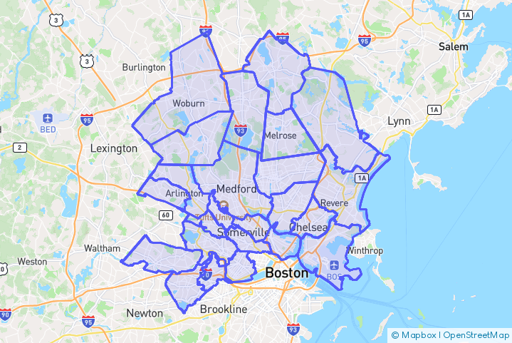 Service Area Map