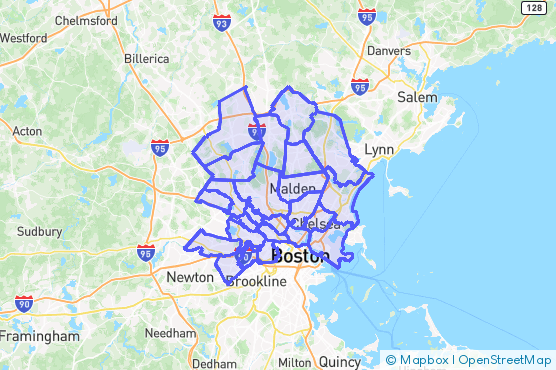 Service Area Map