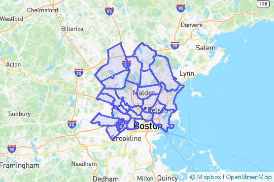 Service Area Map