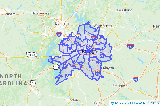 Service Area Map