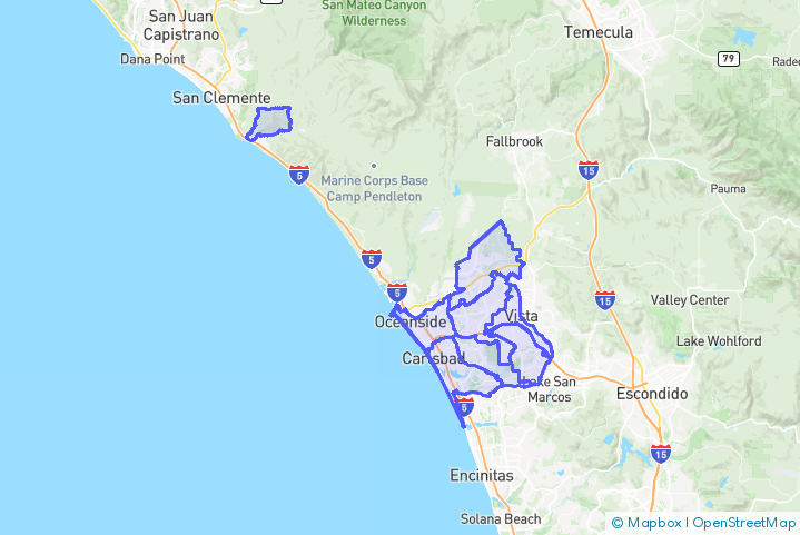 Service Area Map