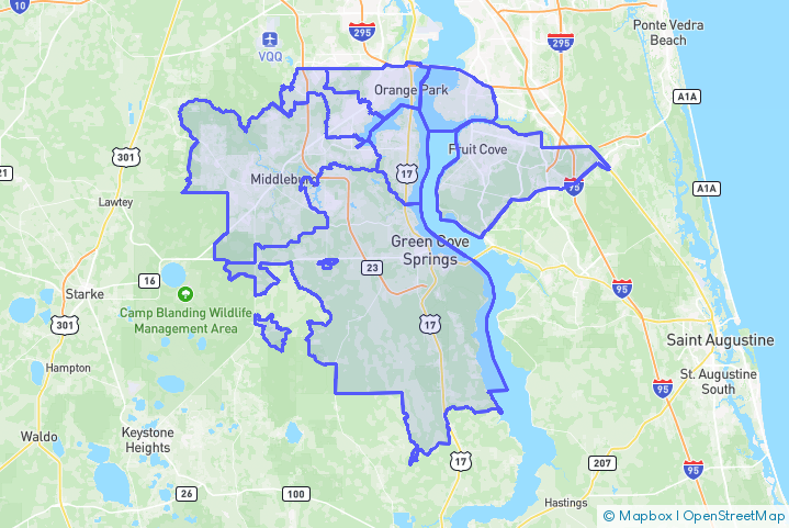Service Area Map