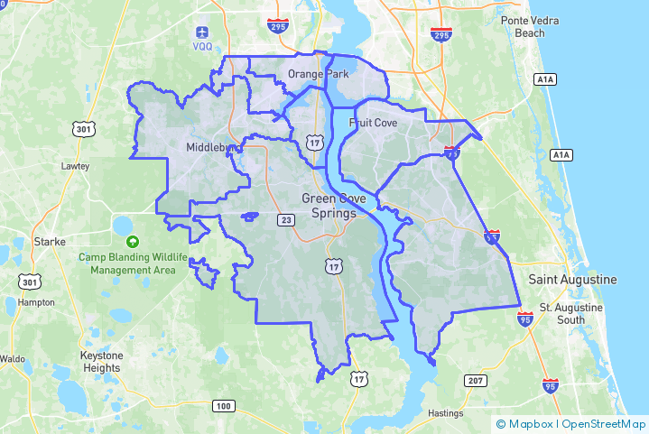 Service Area Map