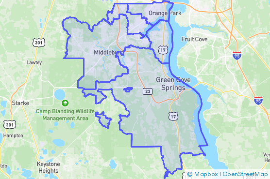 Service Area Map