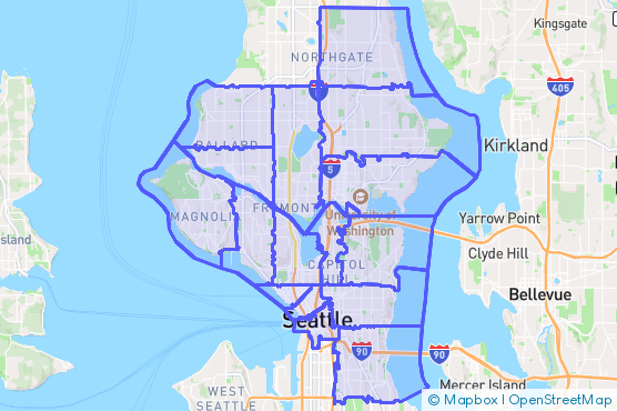 Service Area Map