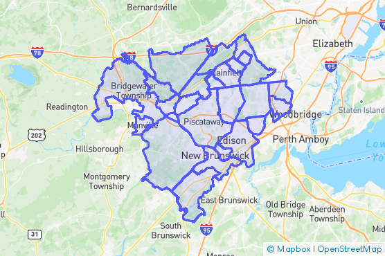 Service Area Map