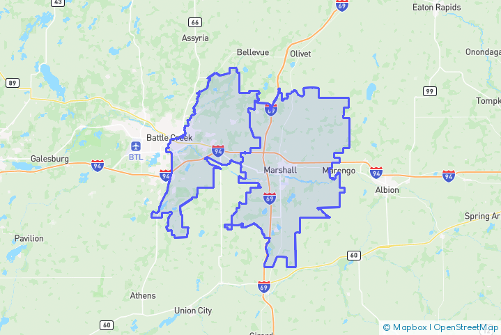 Service Area Map
