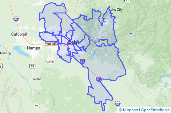 Service Area Map