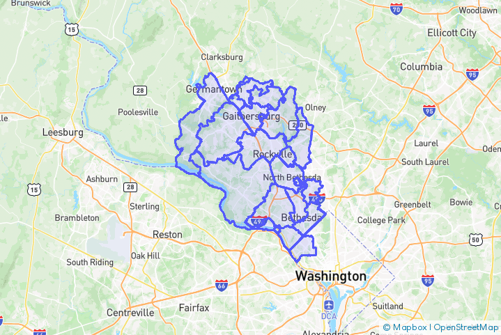 Service Area Map