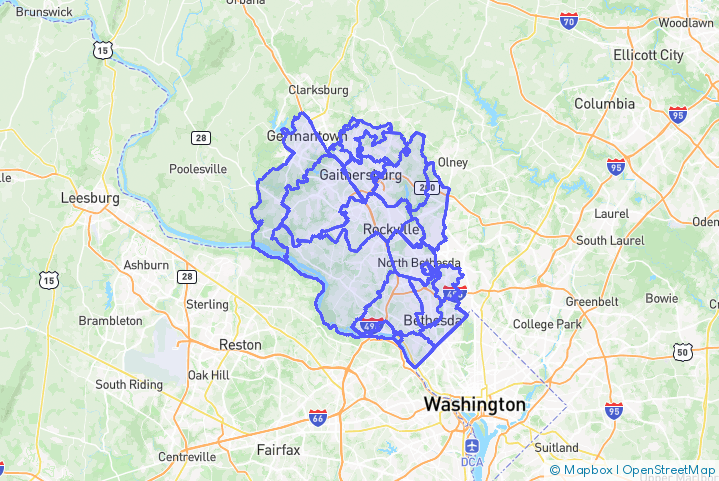 Service Area Map