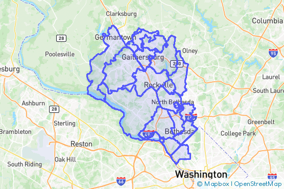Service Area Map