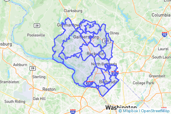 Service Area Map