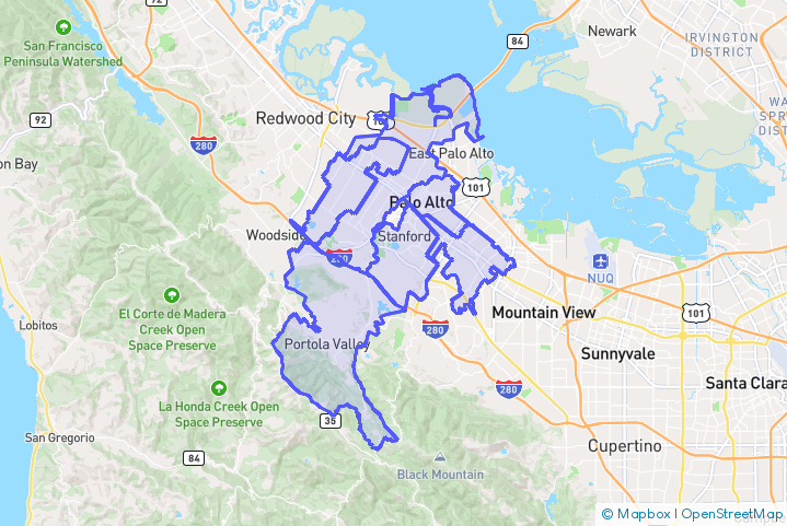 Service Area Map