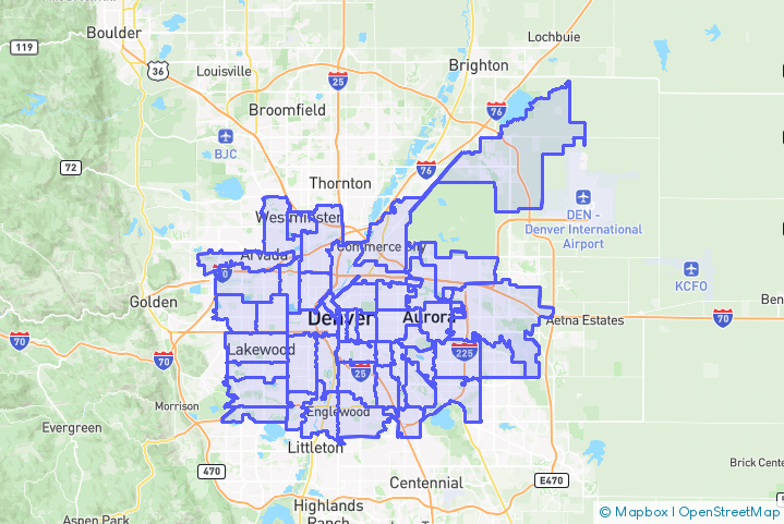 Service Area Map