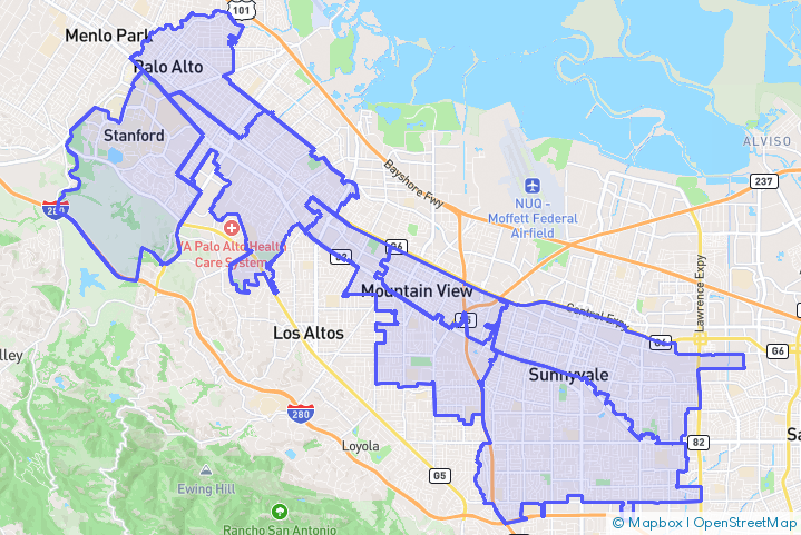 Service Area Map