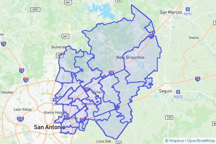 Service Area Map