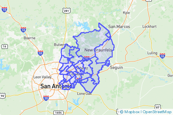 Service Area Map