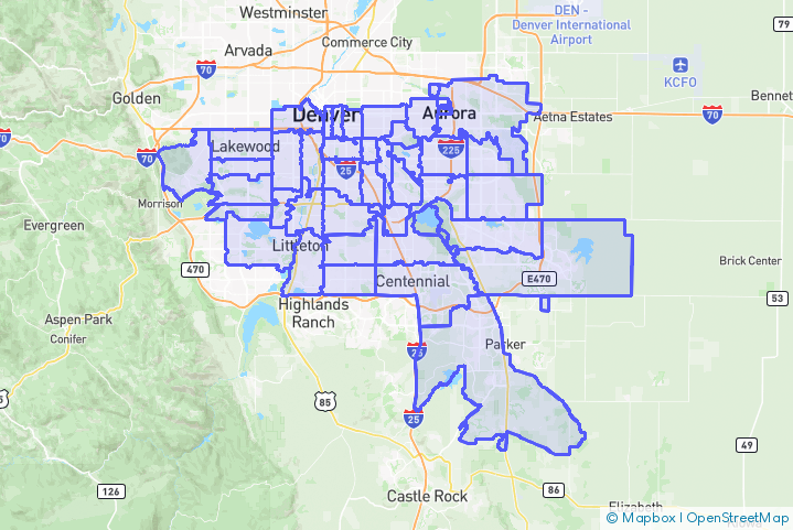 Service Area Map