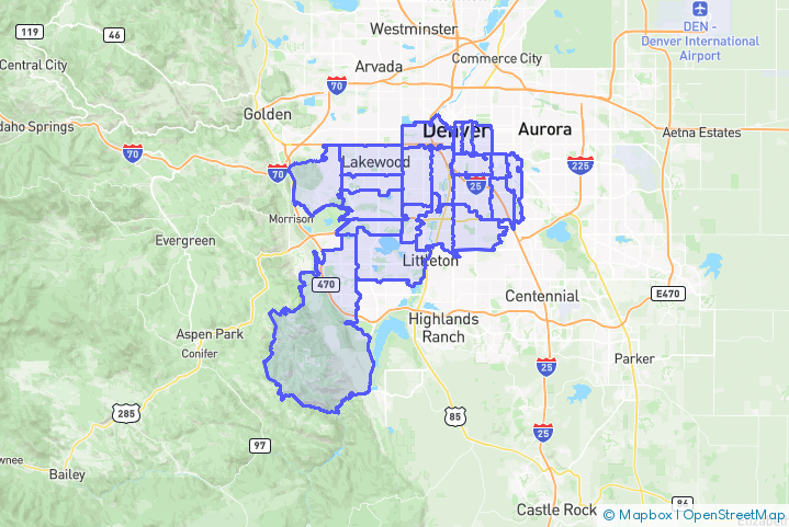 Service Area Map