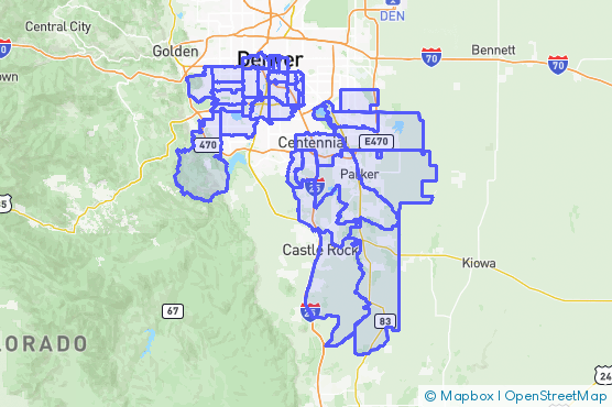 Service Area Map