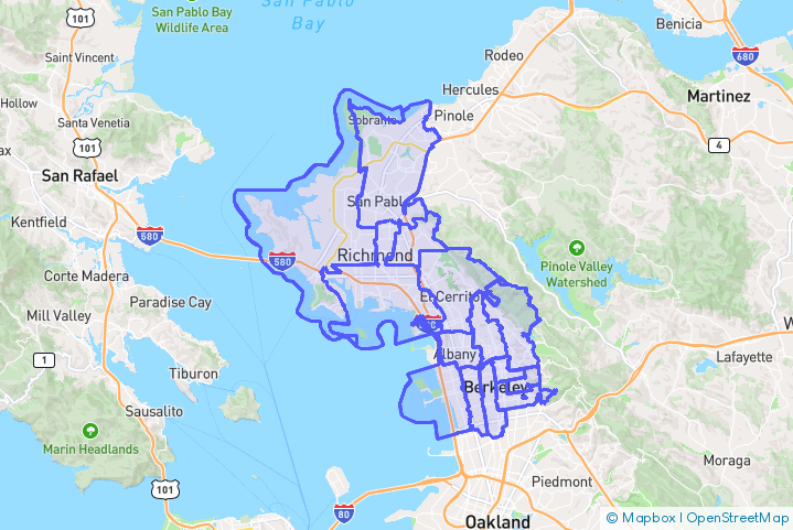 Service Area Map