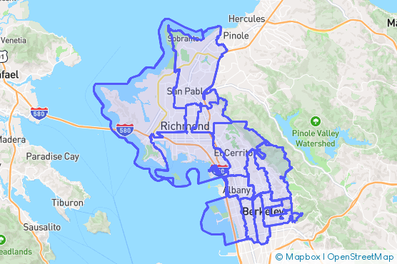 Service Area Map