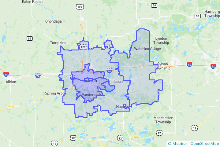 Service Area Map