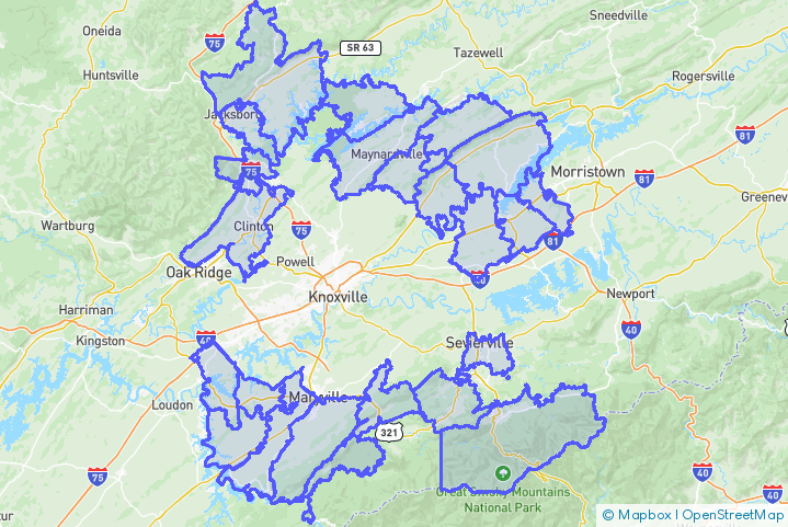 Service Area Map