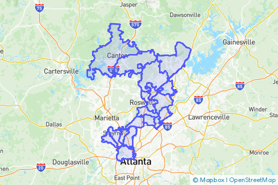 Service Area Map