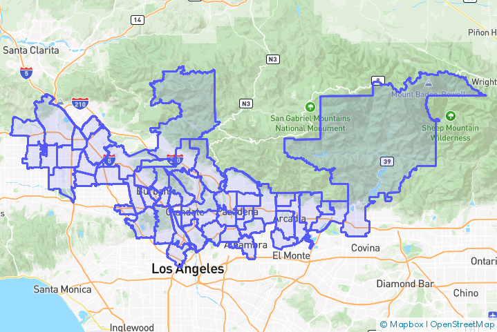 Service Area Map
