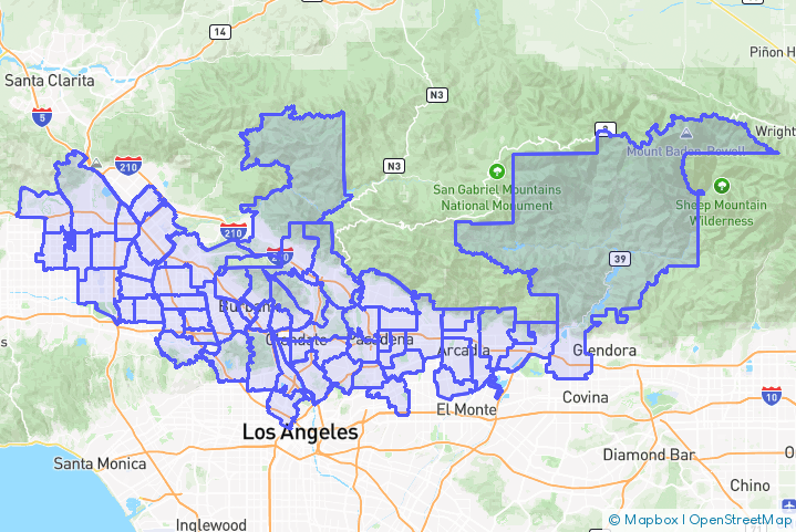 Service Area Map
