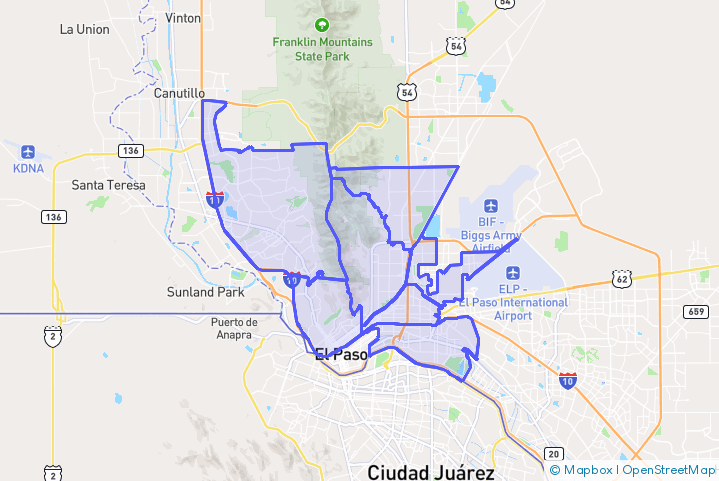 Service Area Map