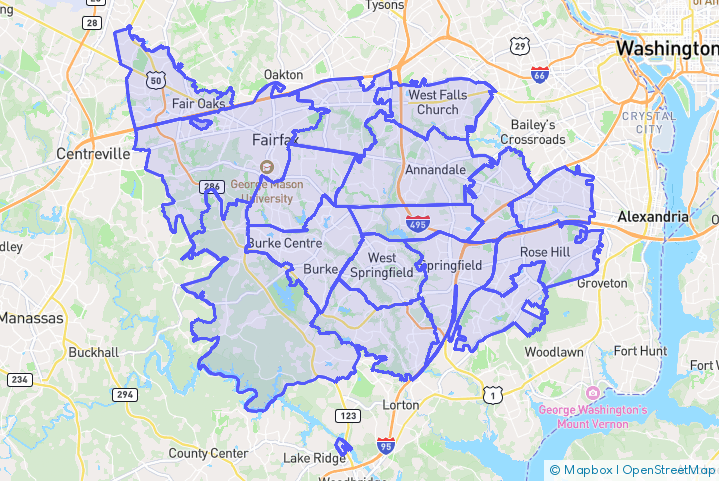 Service Area Map