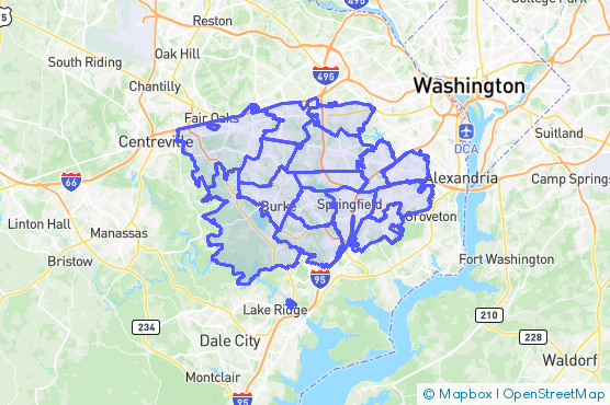 Service Area Map