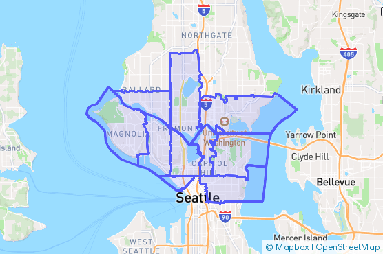Service Area Map