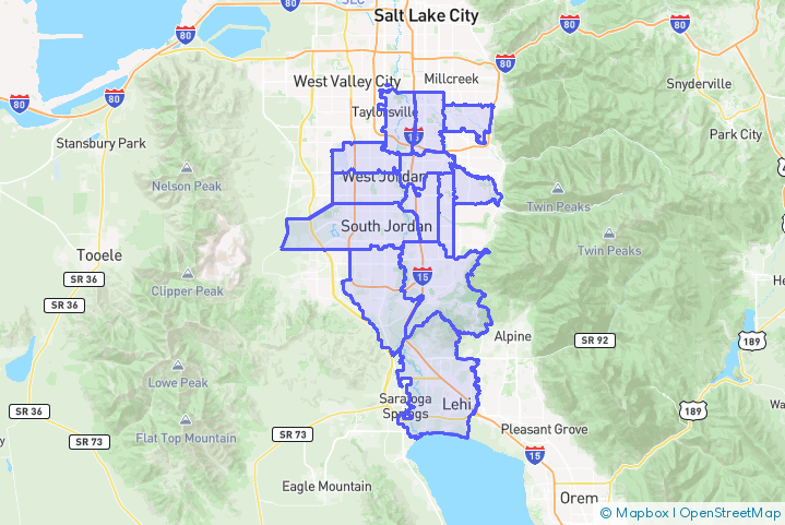 Service Area Map