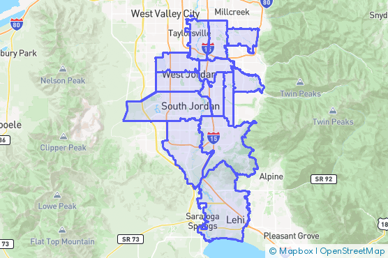 Service Area Map