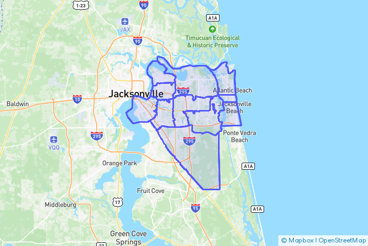 Service Area Map